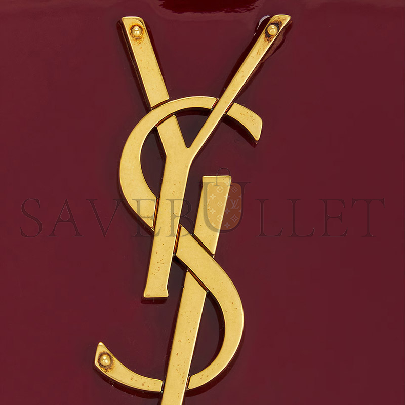 YSL UPTOWN CHAIN WALLET IN PATENT LEATHER 607788BMIIW6259 (19*12*3cm)